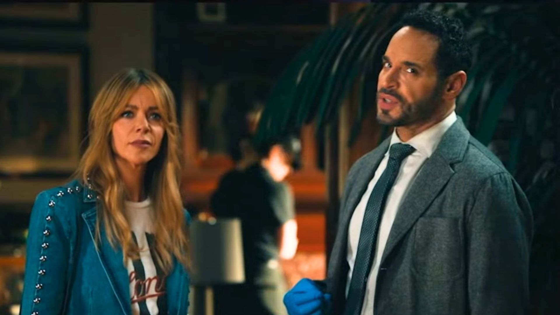 Kaitlin Olson and Daniel Sunjata tackle a haunted house investigation in High Potential Season 2 Episode 6 &quot;Chasing Ghosts&quot; (Image via ABC)