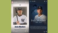 Tributes for Jesús Montero (Image via Instagram/@yankees/@mariners)