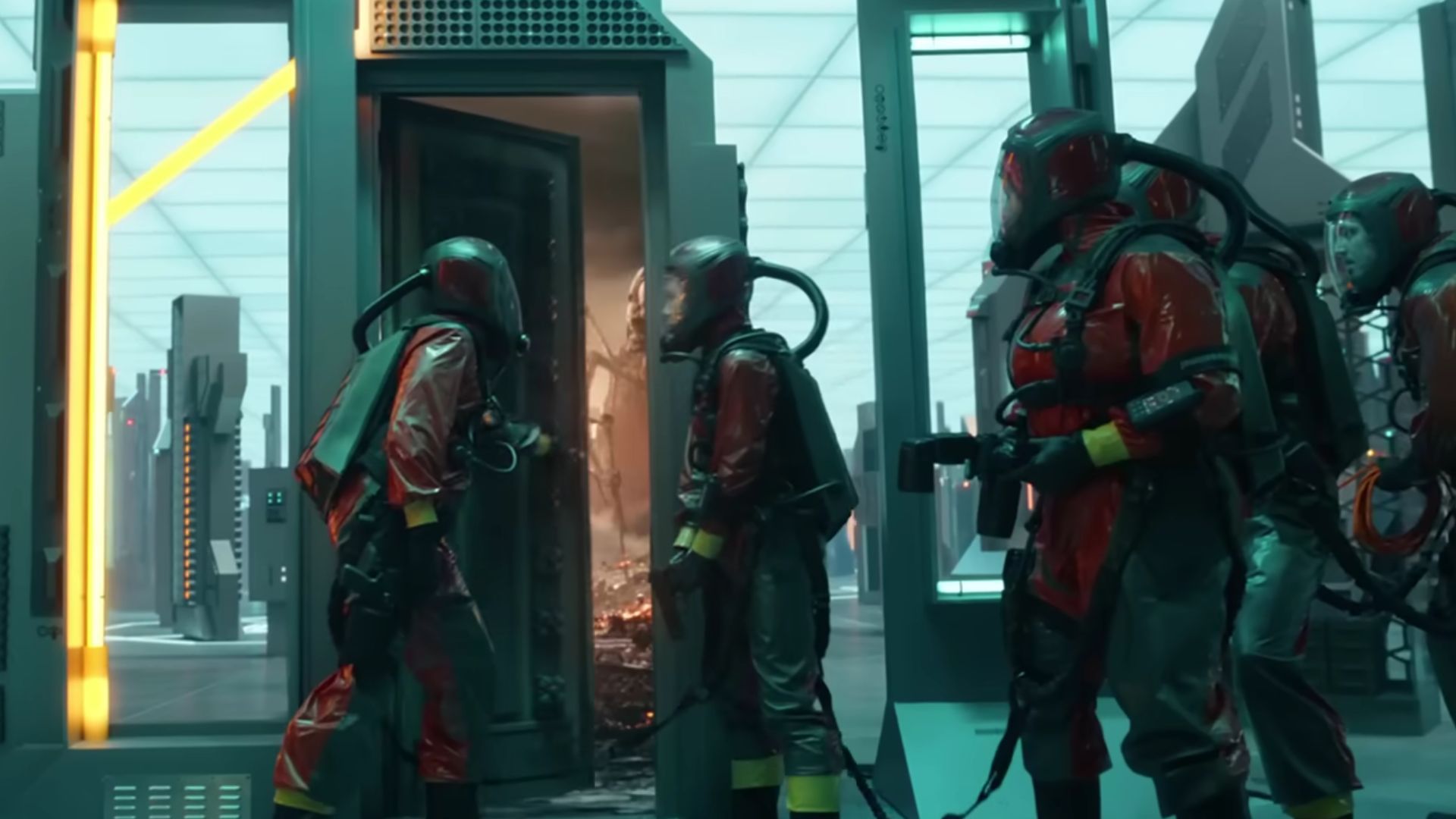 A.R.G.U.S. agents looking for alternatate universes (Screenshot from YouTube/@HBO Max)