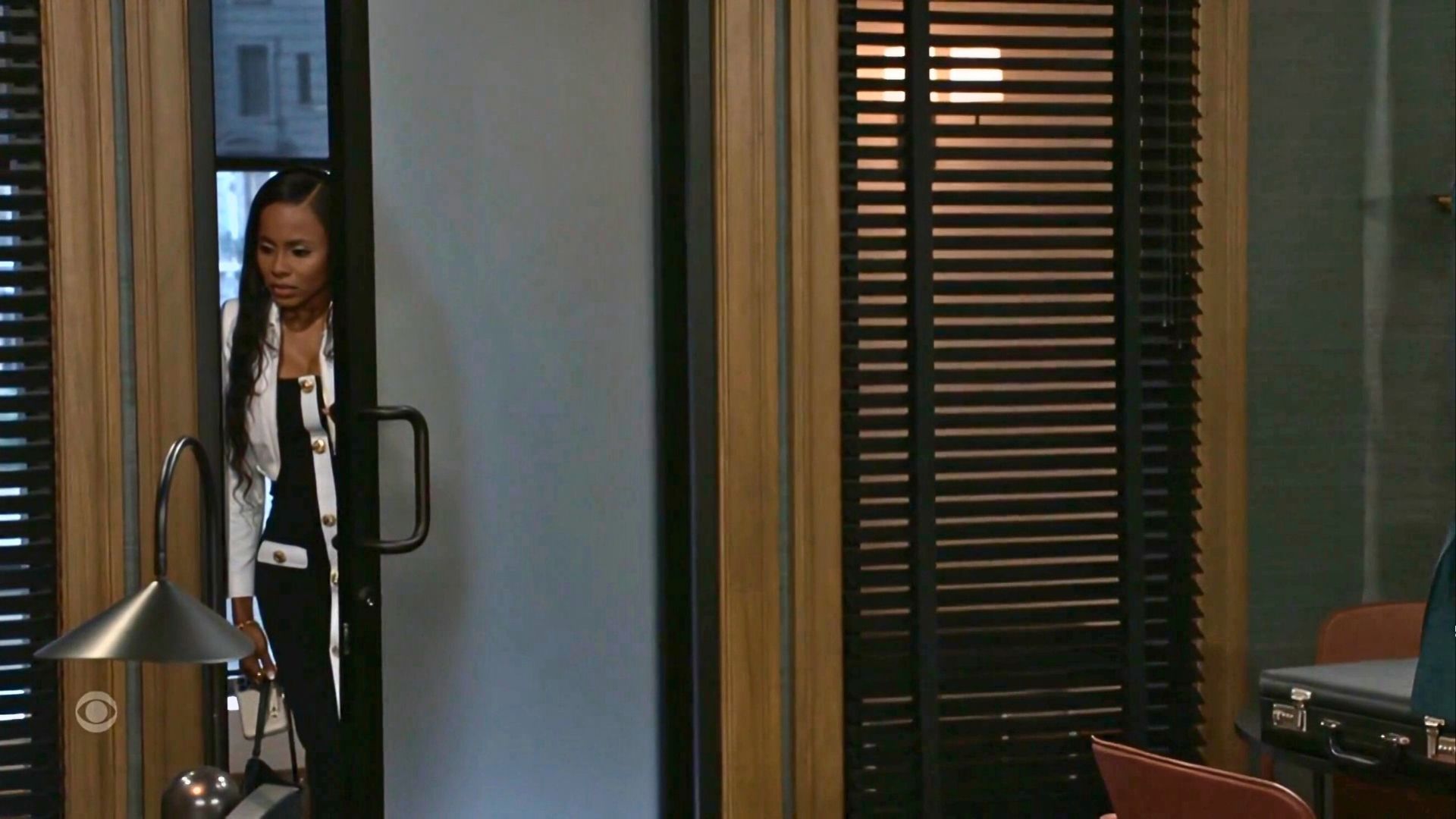 Beyond the Gates: Hayley eavesdrops for her perfect moment to step in | Image: CBS