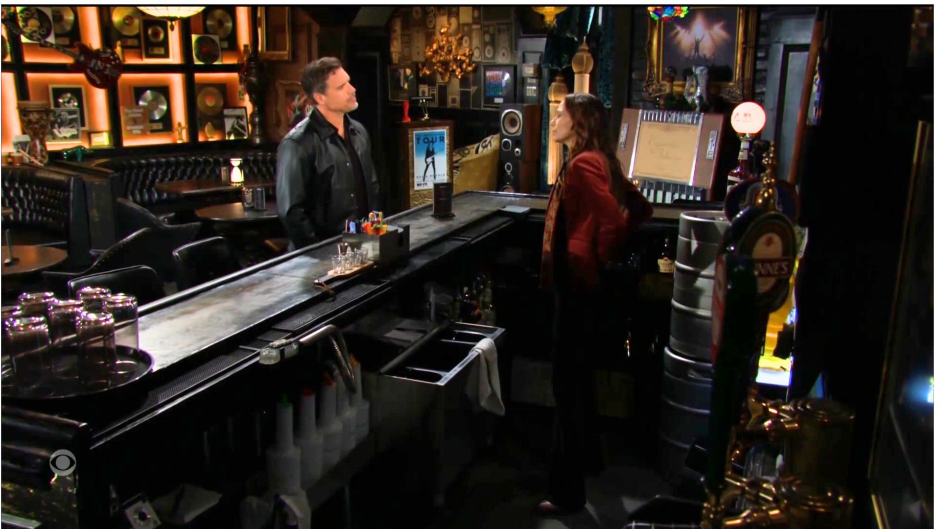 Nick (Joshua Morrow) didn&#039;t get a lot of information out of Sienna (Tamara Braun) on The Young and the Restless | Image: CBS