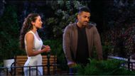 Audra (Zuleyka Silver) stopped scheming for once but failed to rewin Nate's (Sean Dominic) heart on The Young and the Restless | Image: CBS