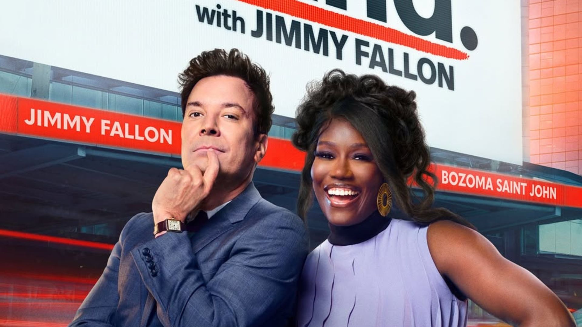 On Brand with Jimmy Fallon hosts - Jimmy Fallon and Bozoma Saint John | Image via Instagram/ @nbc