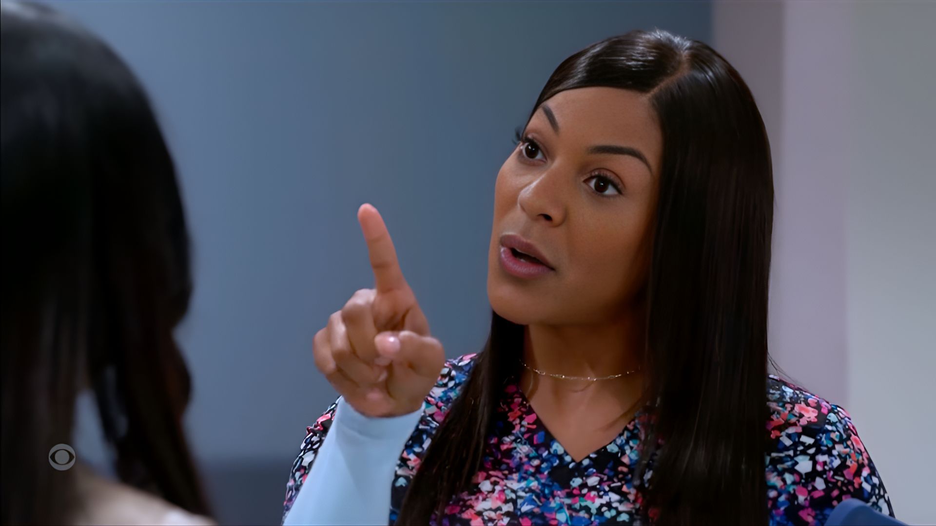 Shanice taking Leslie down was a &ldquo;Lulu&rdquo; on Beyond the Gates | Image: CBS