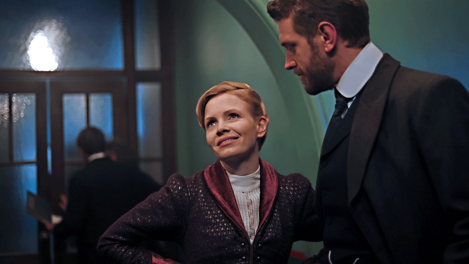 A still from Miss Scarlet (Image via PBS)