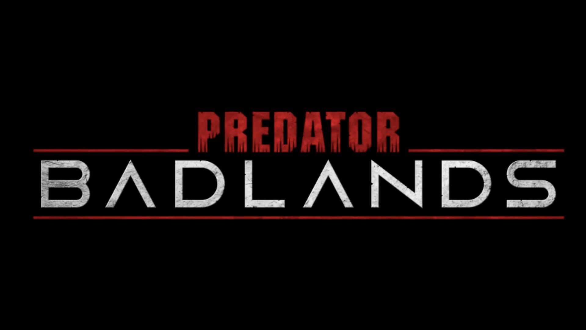 The title card of Predators: Badlands