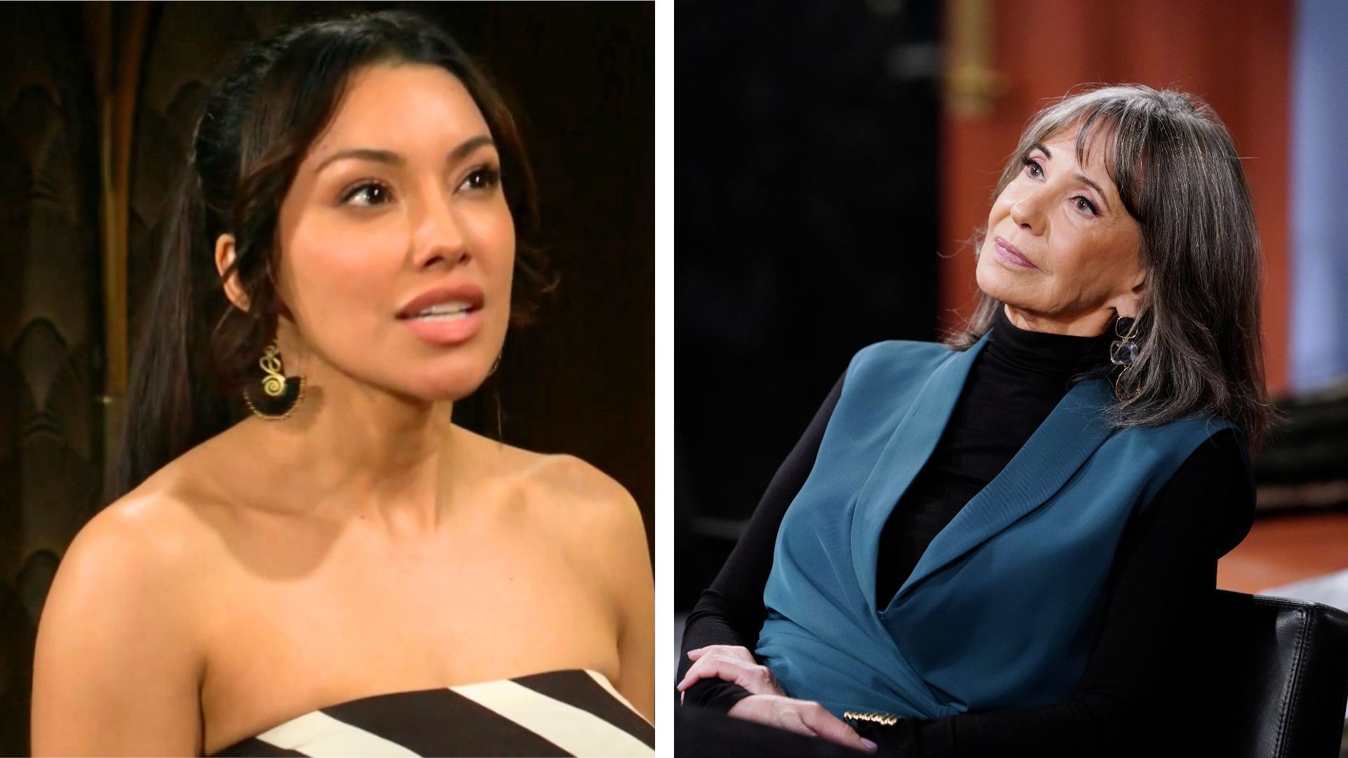 Audra Charles and Jill Foster Abbott on The Young and the Restless | Image: CBS