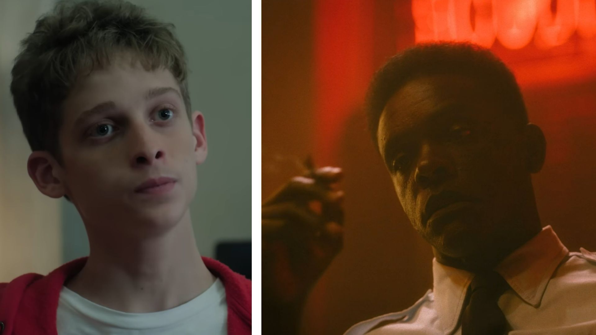 Luke Ellis from The Institute &amp; Dick Hallorann from IT: Welcome to Derry (Image Via: MGM+, HBO)