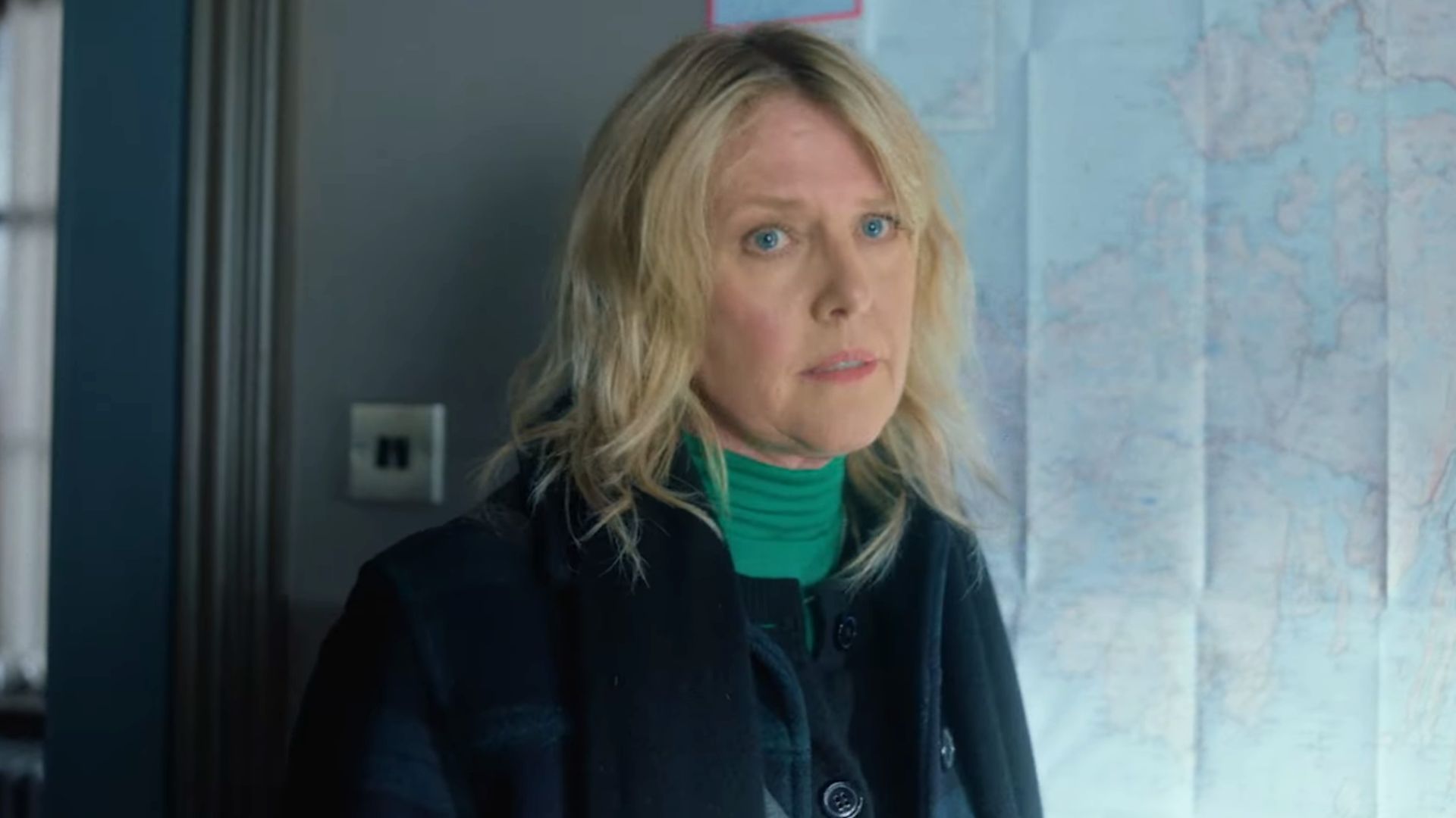 Ashley Jensen in Shetland | Image via YouTube/BBC