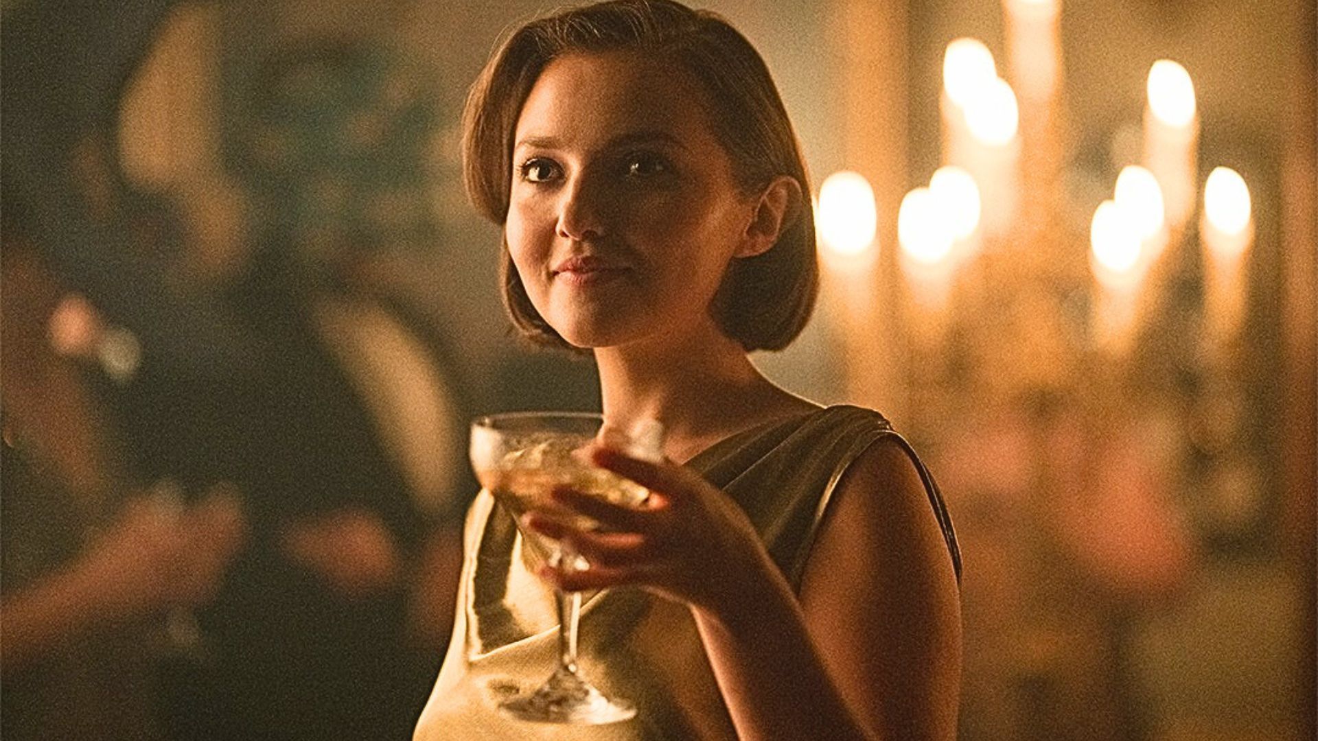 Mia McKenna-Bruce as Lady Eileen &#039;Bundle&#039; Brent (Image via Instagram/@netflixuk)