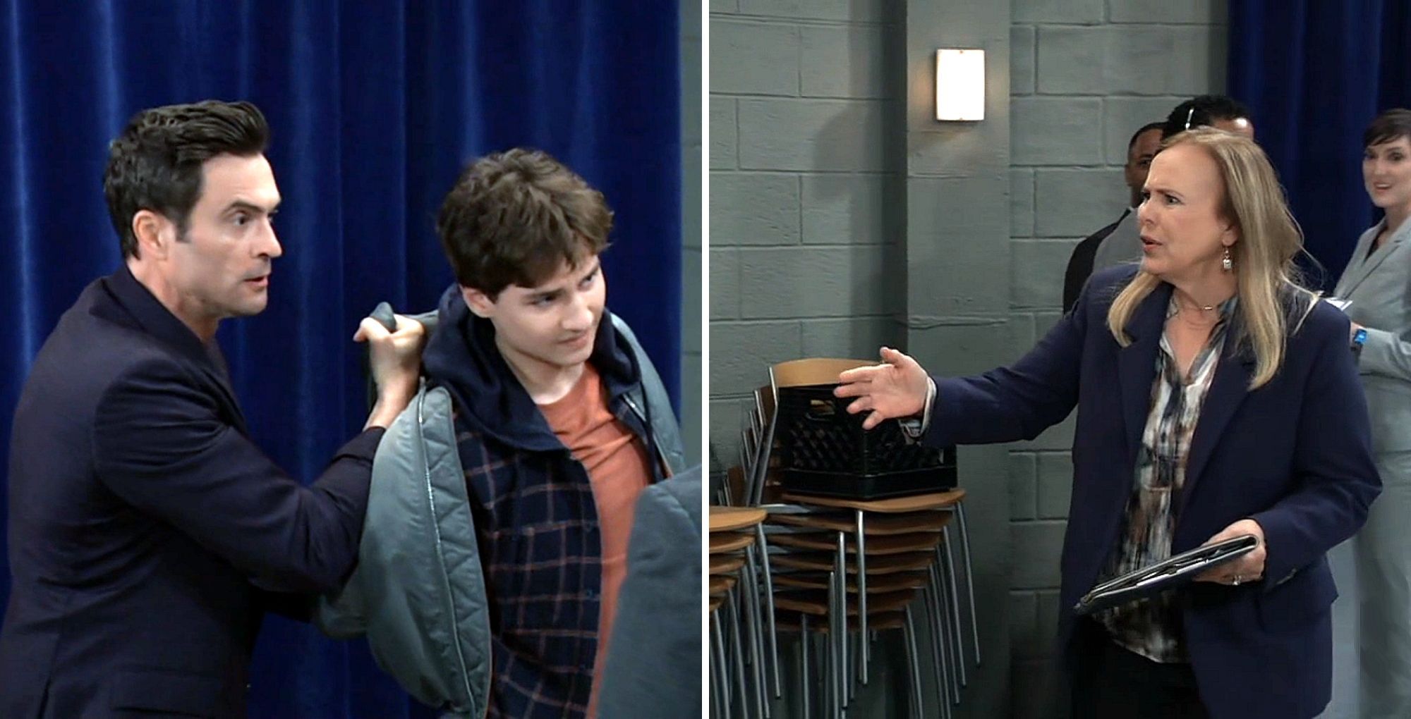 General Hospital&#039;s Dalton, Rocco, and Laura. | Image Source: ABC