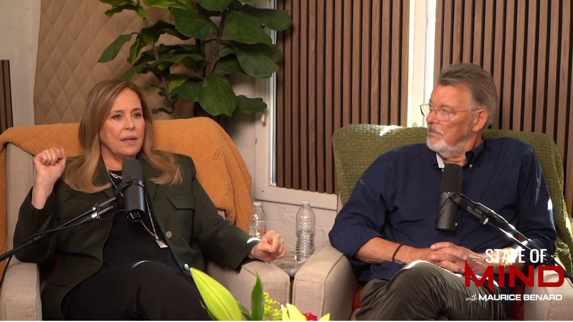 Genie Francis of General Hospital and husband Jonathan Frakes on State of Mind | Image: State of Mind