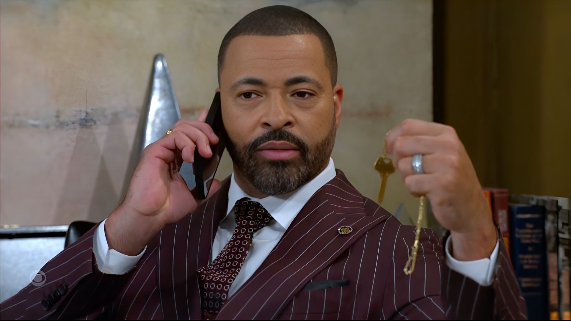 Dani didn&#039;t think that Bill would be the one to interrupt her honeymoon on Beyond the Gates | Image: CBS