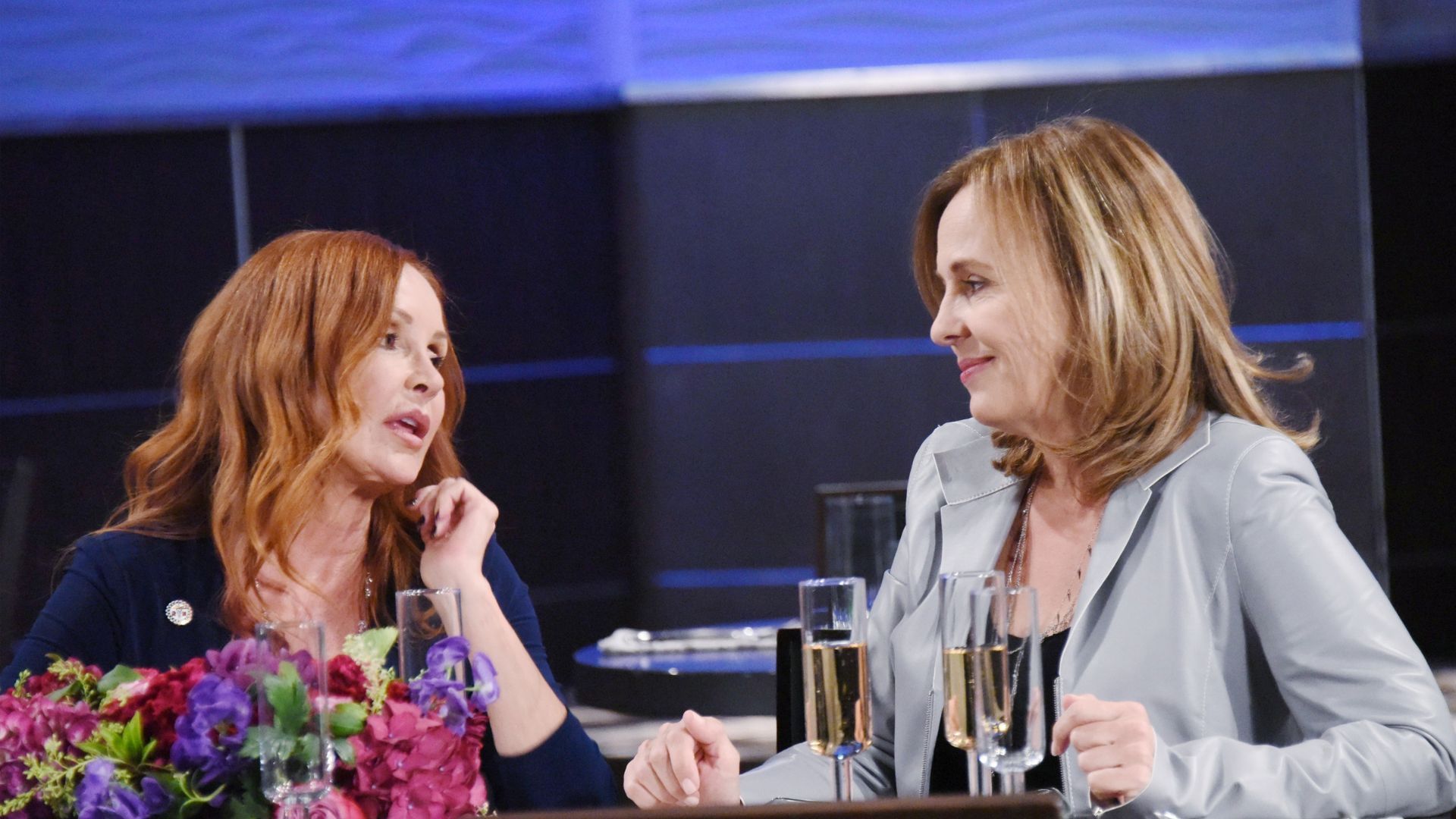 Jacklyn Zeman (Bobbie) and Genie Francis (Laura) on General Hospital | Image: JPI