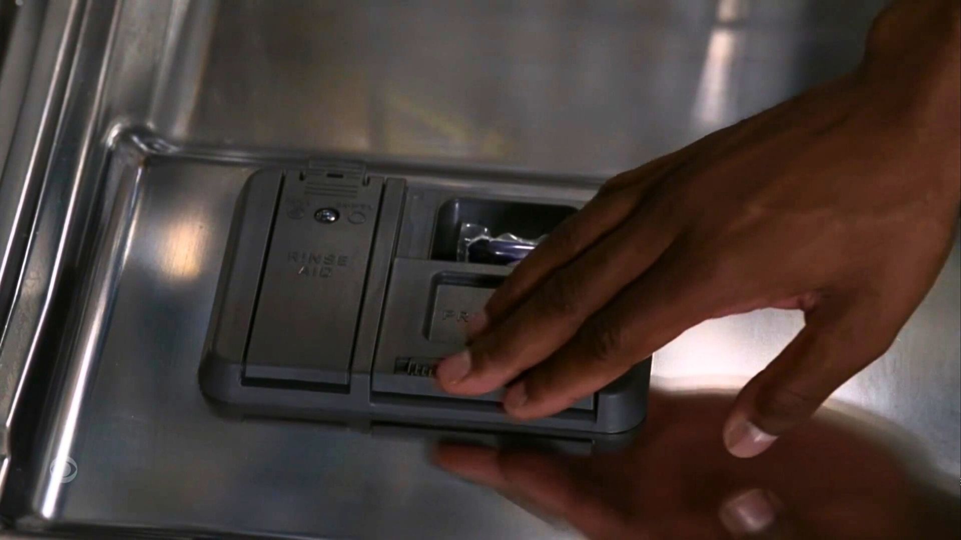 And now place the pod in like so | Image: CBS