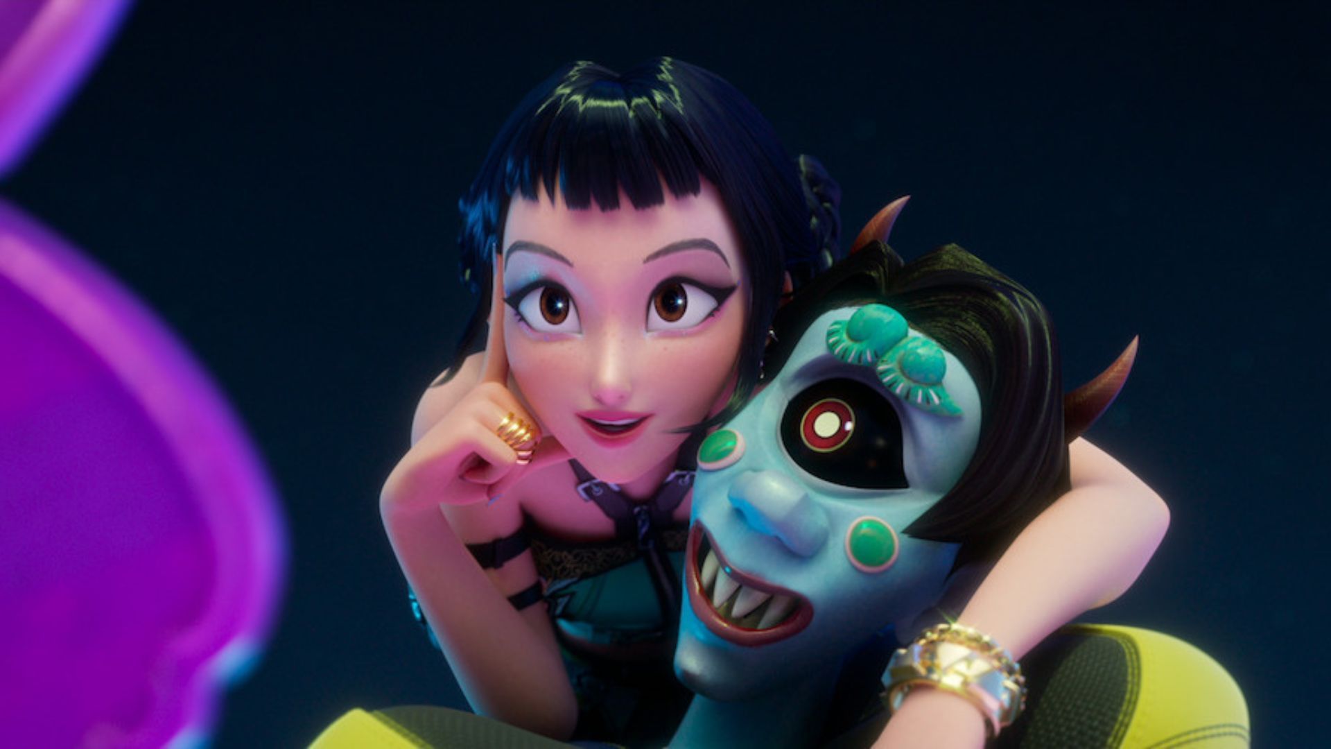 Zoey fighting the demon (Image via Netflix)