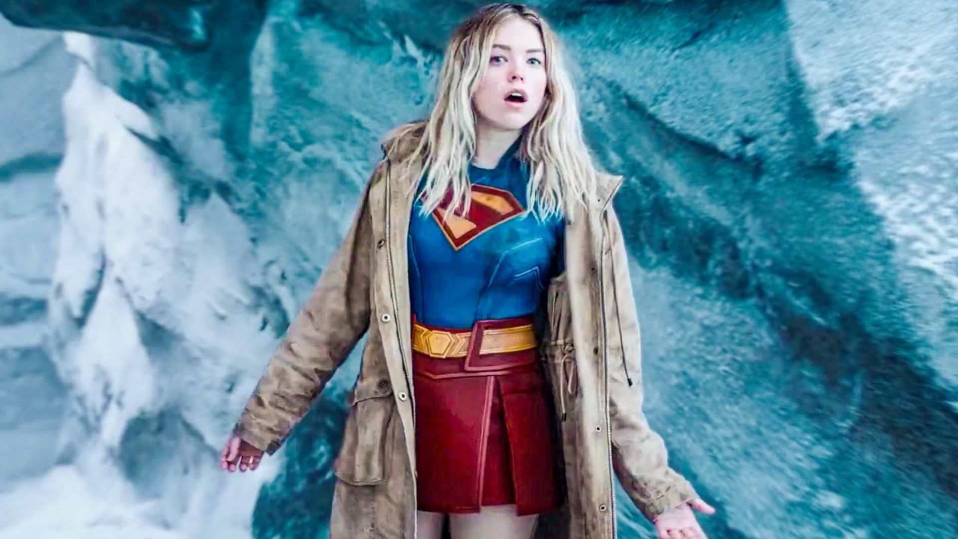 Milly Alcock as Supergirl (Image via DC)