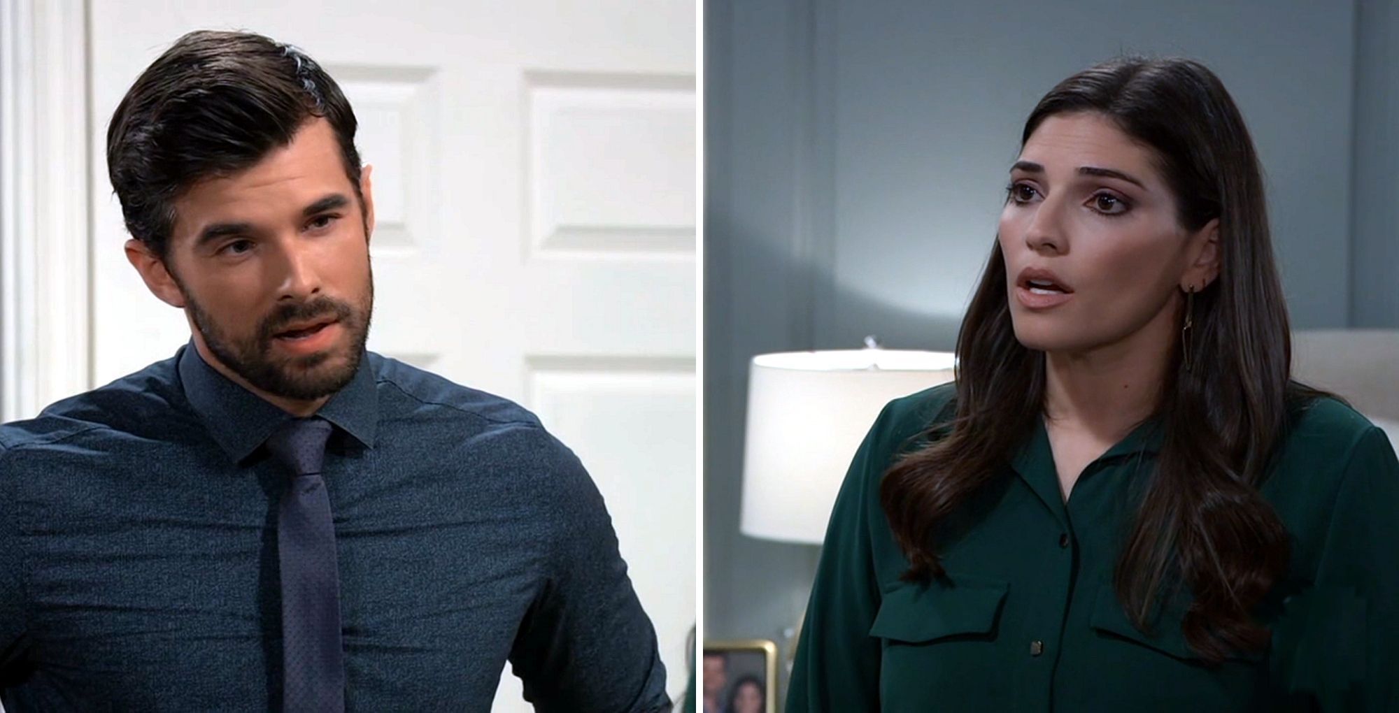 General Hospital&#039;s Chase and Brook Lynn. | Image Source: ABC