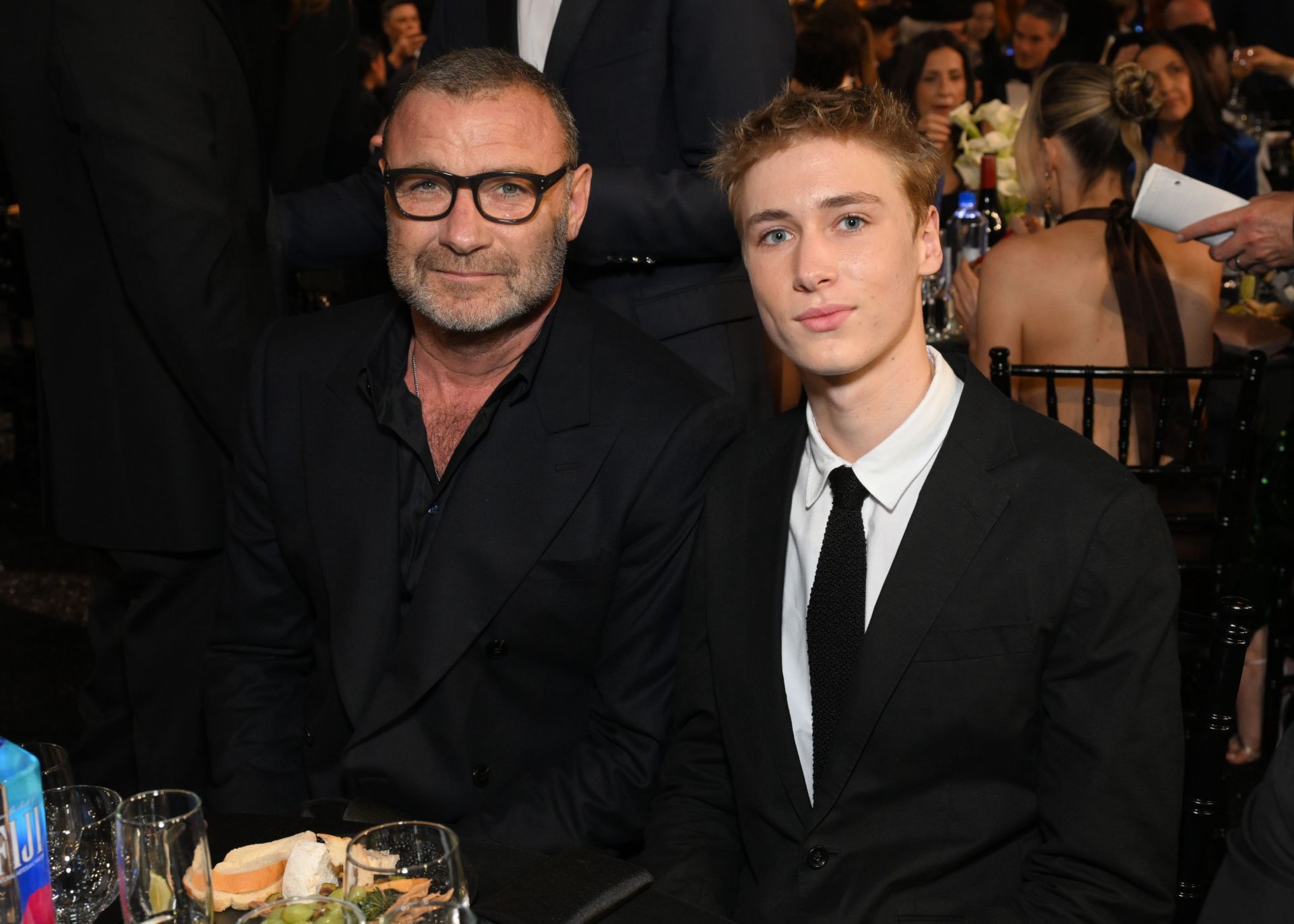Liev Schreiber and Sasha Schreiber at 30th Annual Critics Choice Awards - Show - Source: Getty