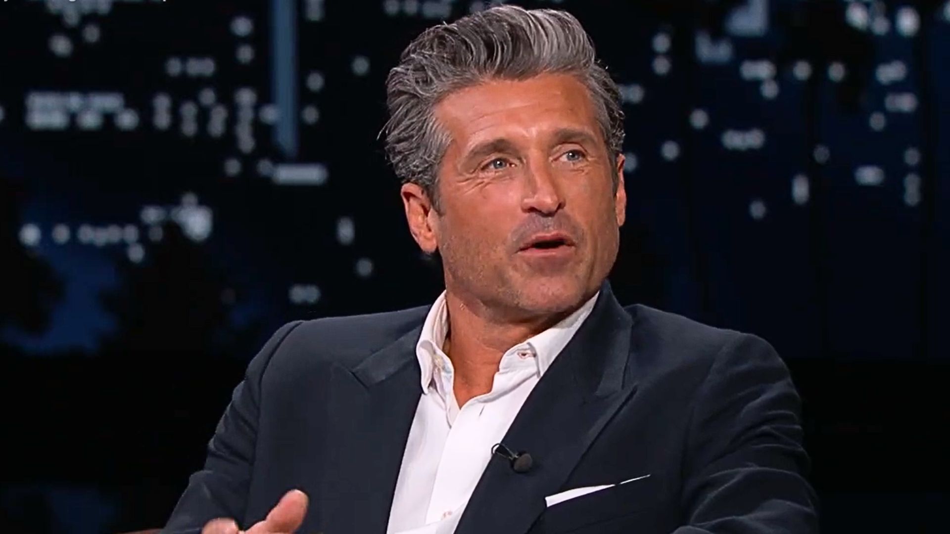 Patrick Dempsey will star in Memory of a Killer (Image via Jimmy Kimmel Live)
