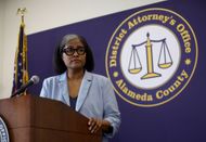 Alameda County District Attorney Press Conference (Image via Getty)
