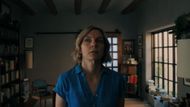 Rhea Seehorn plays Carol Sturka in Pluribus. (Image via Apple TV)