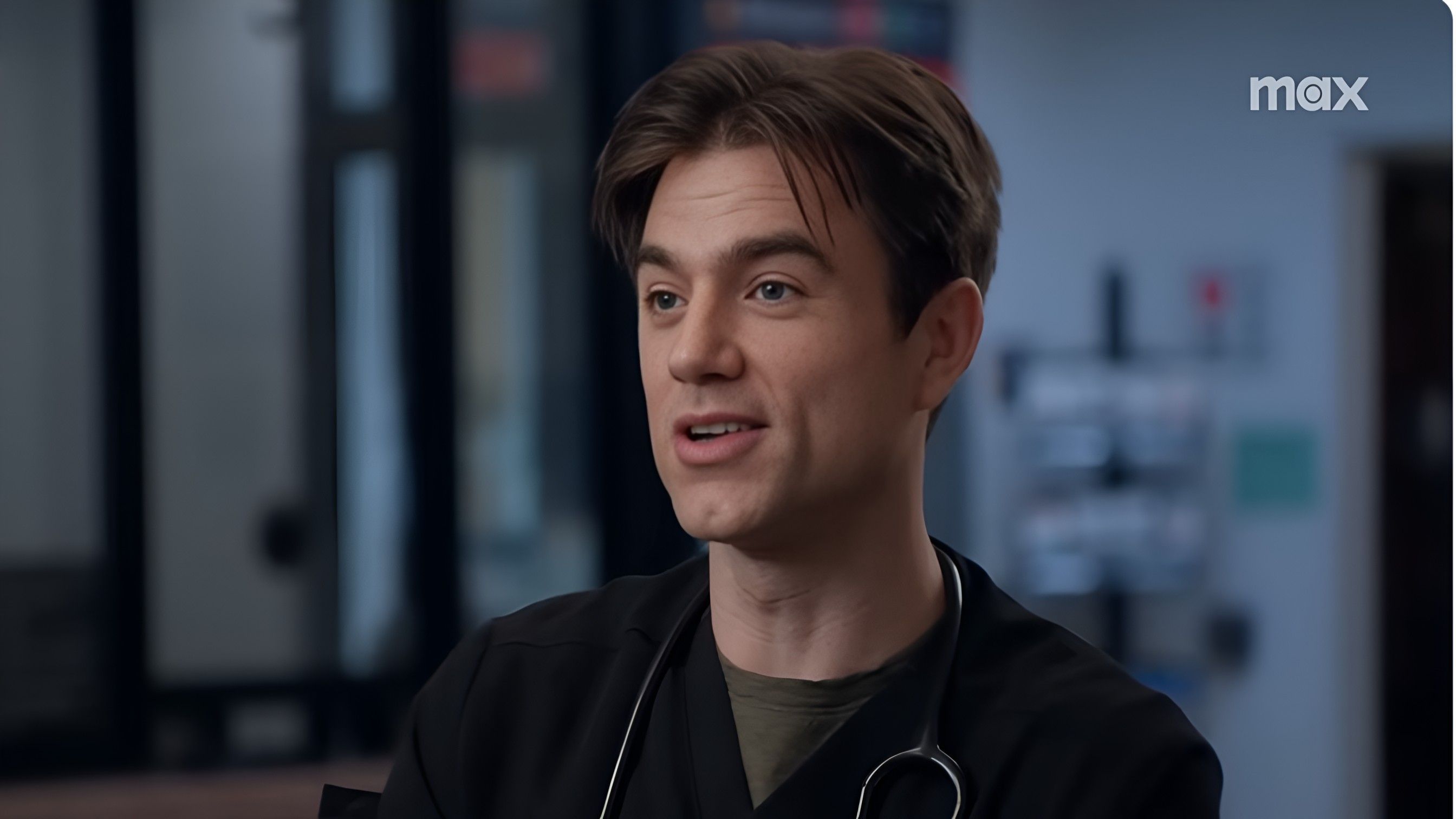 Patrick Ball aka Dr Langdon in The Pitt ( Image via YouTube / HBO Max )