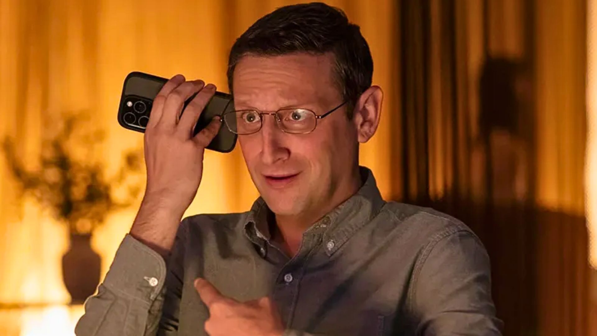 Tim Robinson in a scene from The Chair Company series (Image via HBO Max)