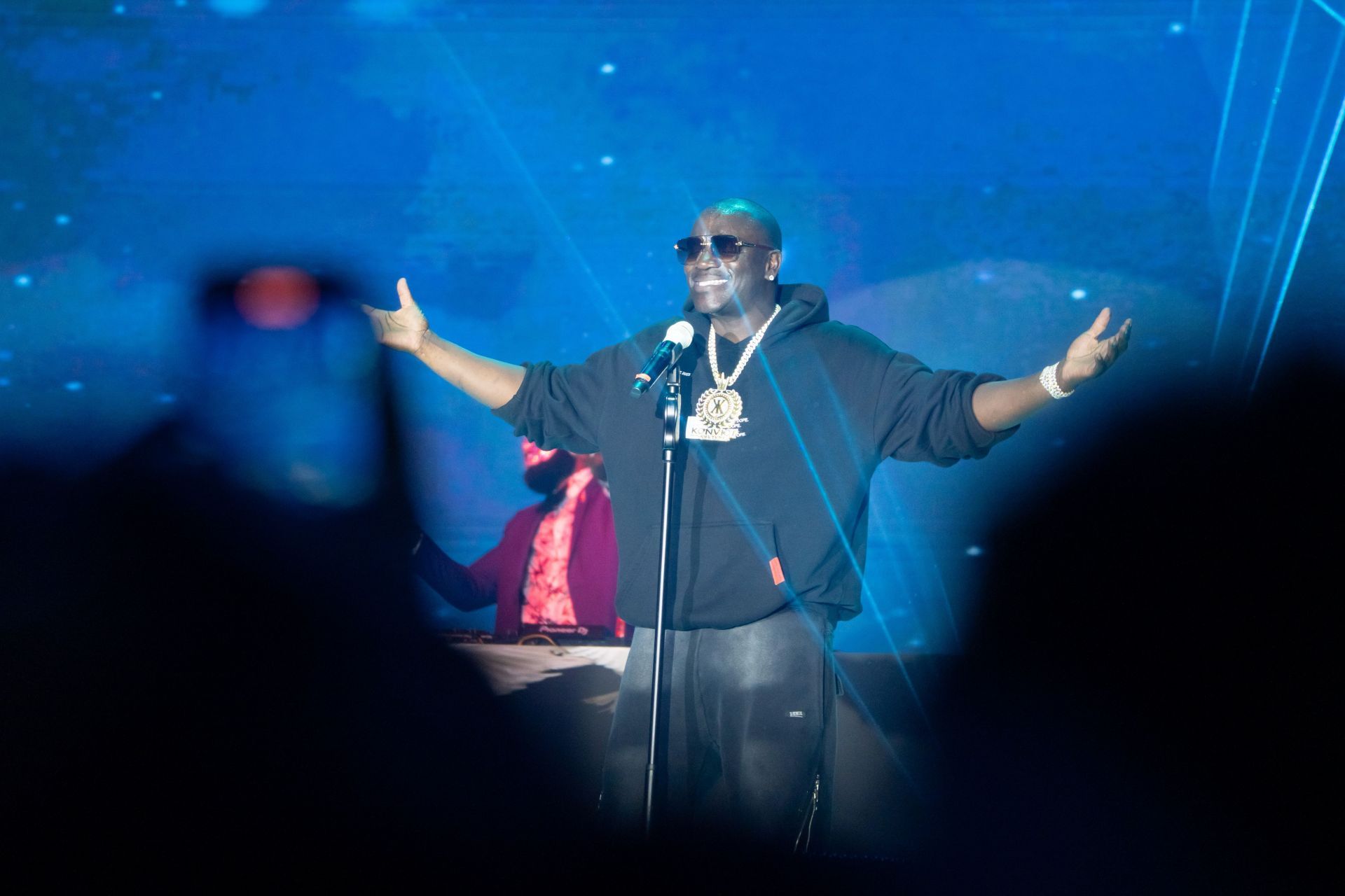 American Singer Akon Performs At Concert In Delhi - Source: Getty