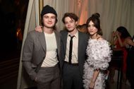 Joe Keery, Charlie Heaton and Natalia Dyer - Source: Getty