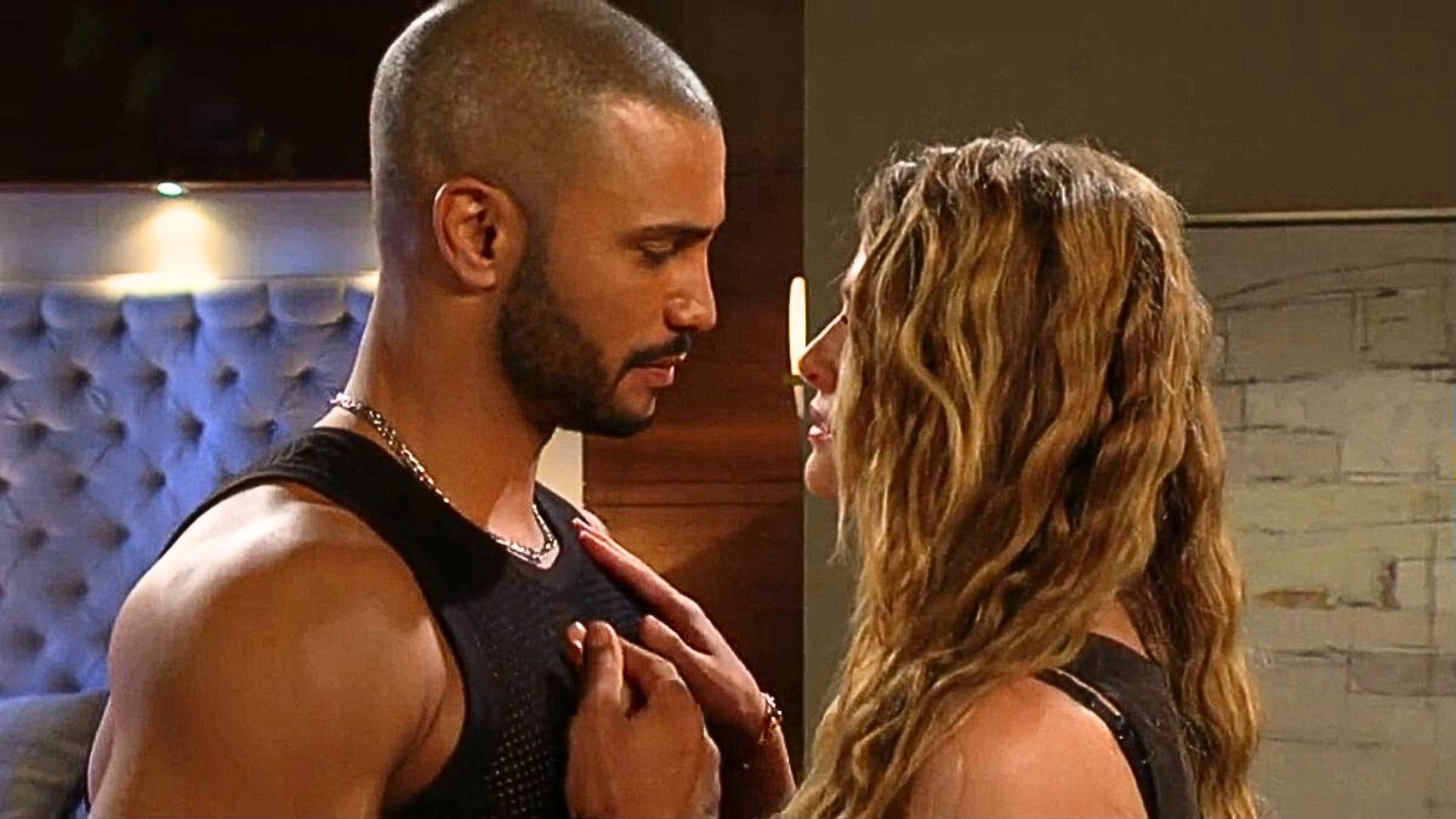 Nathan Owens and Hayley Erin on The Young and the Restless | Image: CBS