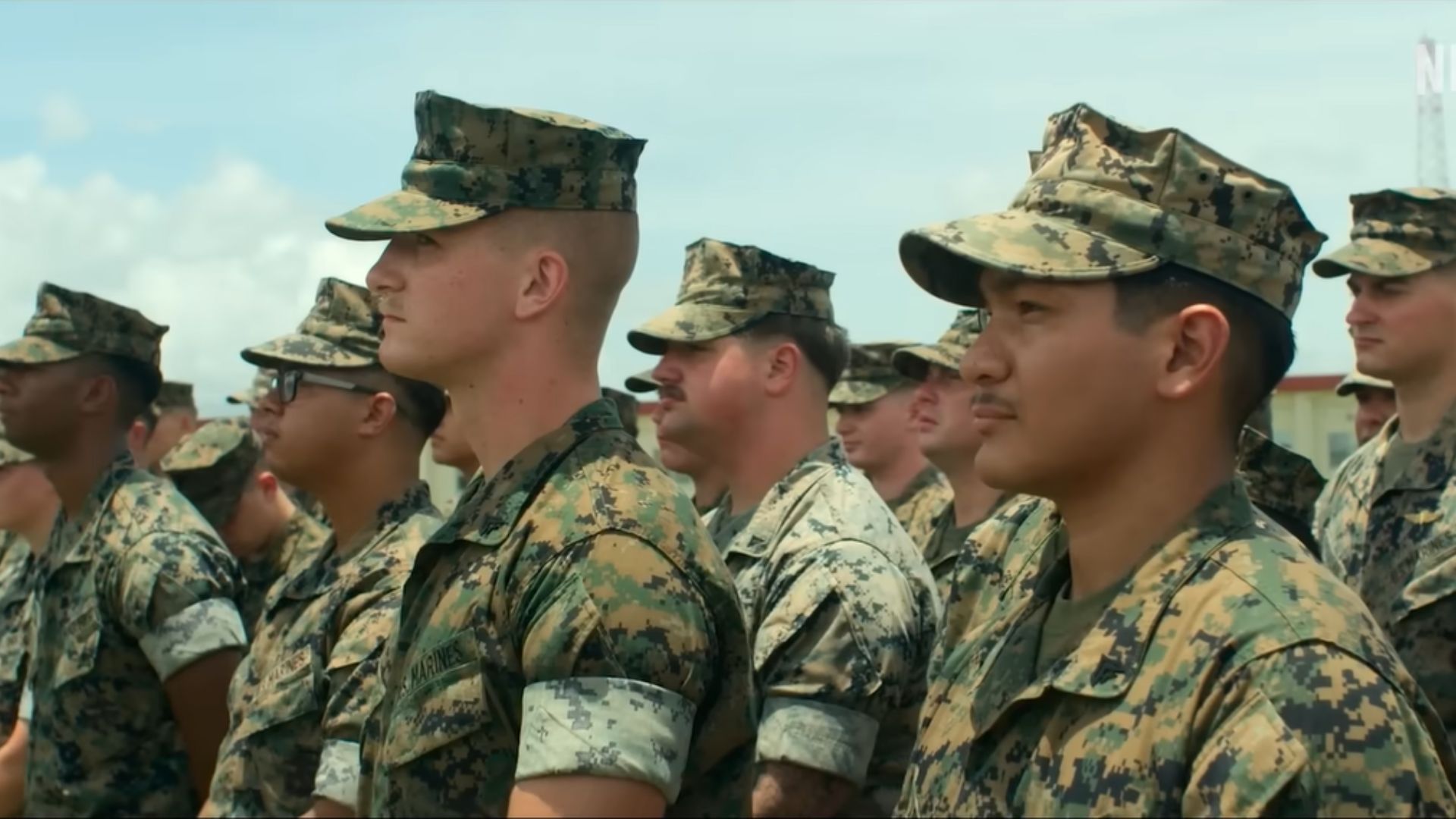 A still from Marines | Image Via: Netflix