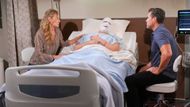 The Young and the Restless: Nick and Sharon at Noah's bedside | Image: CBS