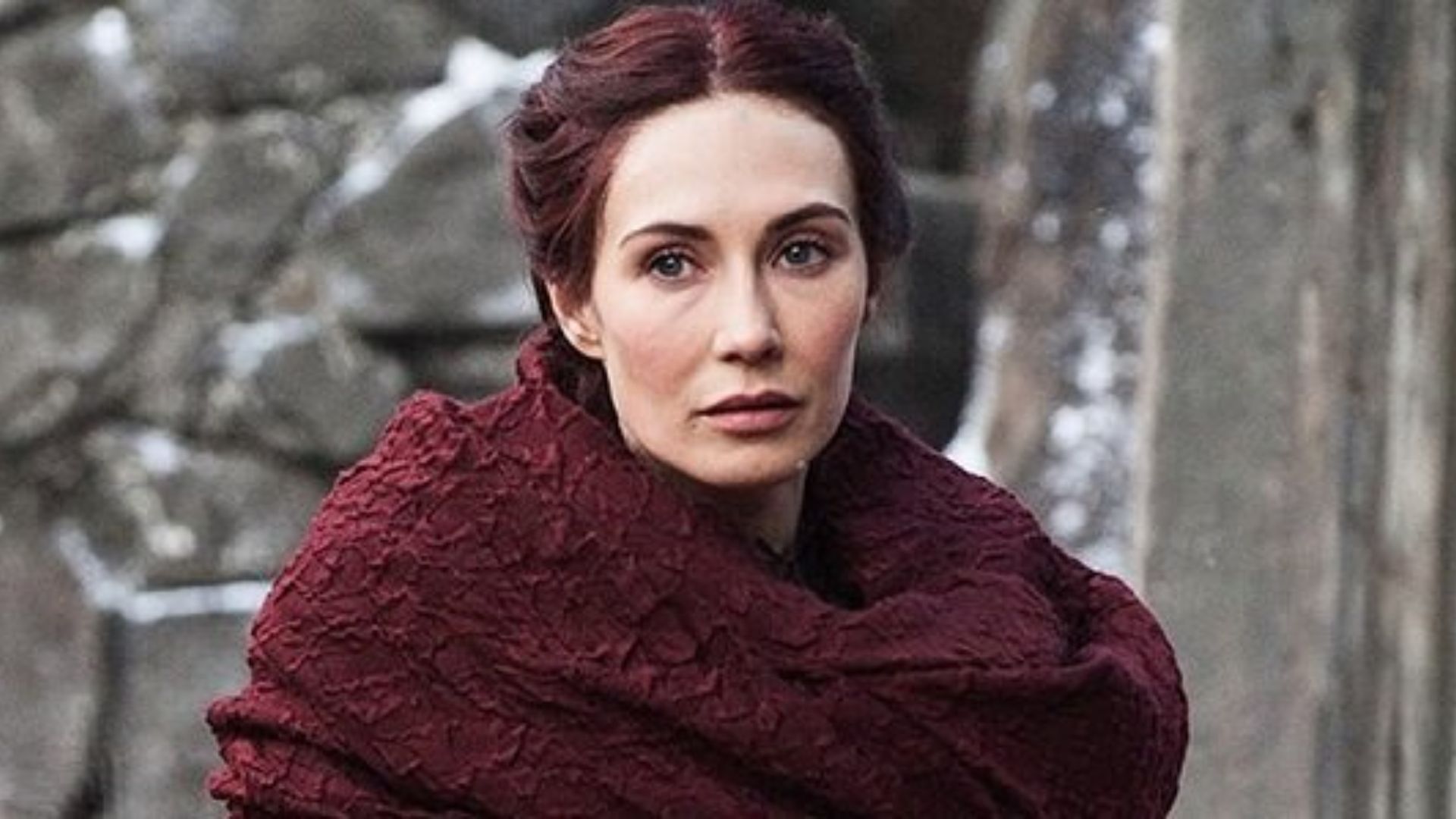 Melisandre in Game of Thrones (Image via Hulu)