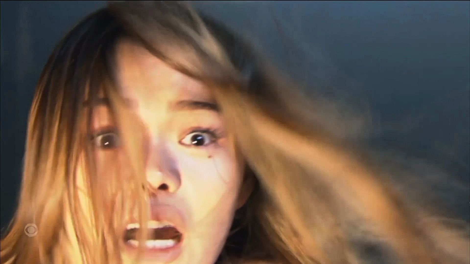 The Bold and the Beautiful: Luna and the oncoming lights of a car | Image: CBS