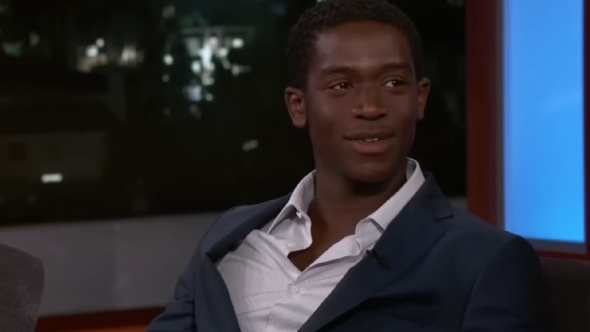 A still from an interview (Image via youtube/@ Jimmy Kimmel Live)