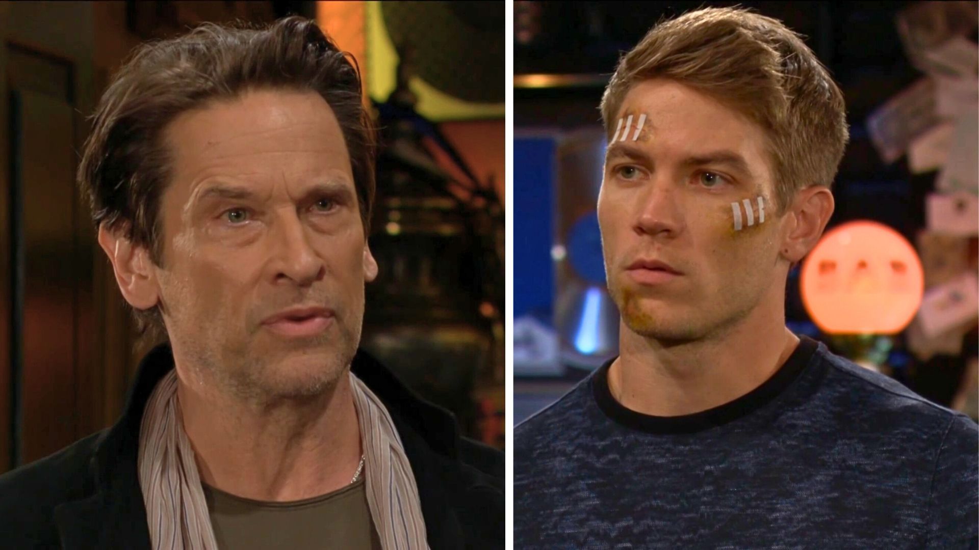 The Young and the Restless: Matt Clark asks Noah why he would sleep with his wife. | Image: CBS