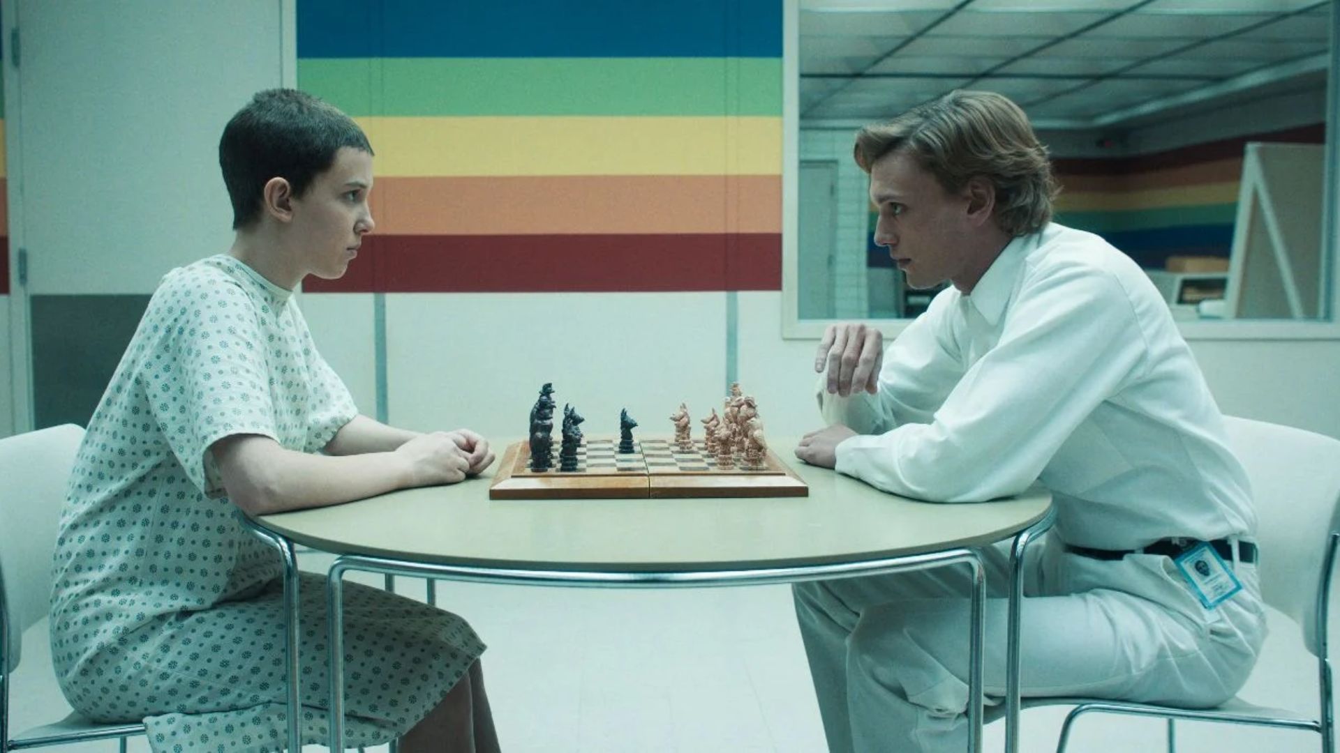 Eleven and 001 (Image via Netflix)