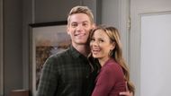 Noah (Lucas Adams) and Sienna (Tamara Braun) won't be smiling after they fall into a trap on The Young and the Restless | Image: JPI