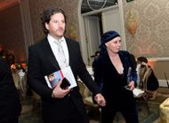 Kurt Iswarienko and Shannen Doherty at the American Cancer Society ball in 2011 (Image via Getty)