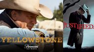 Yellowstone & Justified | Images via Prime Video & JustWatch