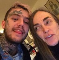 Lil Peep with his mother Liza Womack (Image via X/@nojumper)