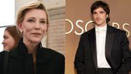 Cate Blanchett and Jacob Elordi (Images via Getty)