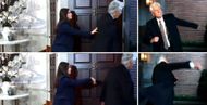 General Hospital's Britt shoved Martin out the door. | Image Source: ABC