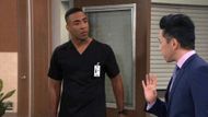 Isaiah and Brad had a tense first meeting in Portia's hospital room | Image: ABC