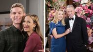 Noah and Sienna, and Victor and Nikki on The Young and the Restless | Image: JPI, CBS
