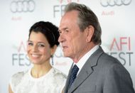 Dawn Jones and actor Tommy Lee Jones at AFI FEST 2012 Presented By Audi - "Lincoln" Premiere - Arrivals - Source: Getty