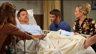 Victoria, Nick, Noah, and Sharon on The Young and the Restless | Image: CBS